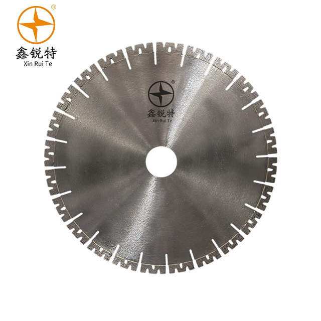 Stone Cutting Brazed Diamond Blade with W Shape Segments